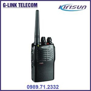 Bộ đàm cầm tay kirisun pt-4200i uhf + tai nghe hot