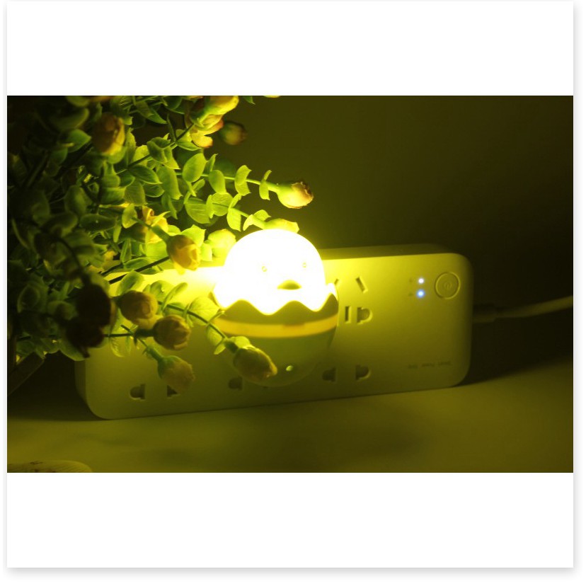 Đèn ngủ 🔖1 ĐỔI 1 🔖 Đèn ngủ hình con gà siêu đáng yêu, tính năng cảm biến tự động bật tắt theo ánh sáng, dễ thương  517