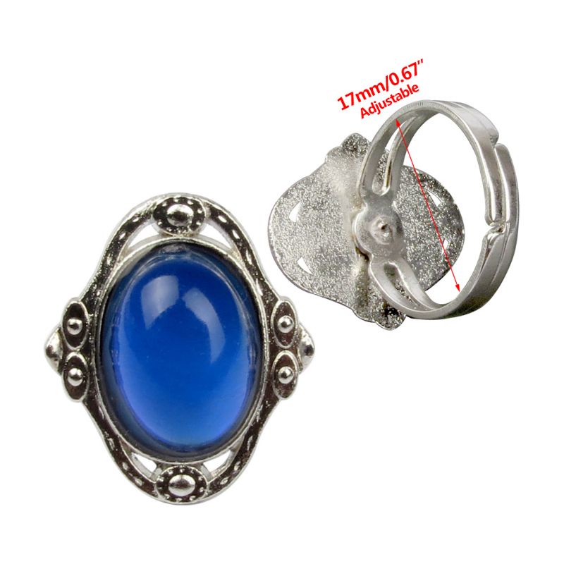 Bộ Vòng cổ + Nhẫn Thay Đổi Màu Sắc Theo Cảm Xúc Sáng Tạo