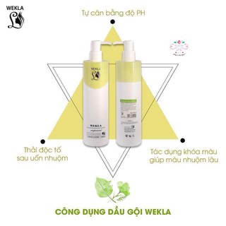 BỘ DẦU GỘI XẢ SIÊU MƯỢT WEKLA ĐỨC 780ml x 2