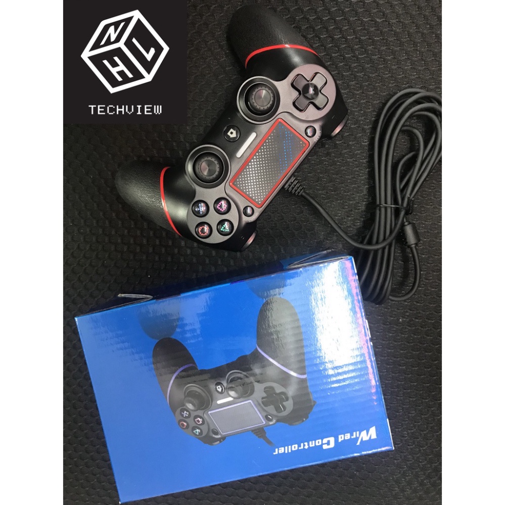 Tay cầm chơi game KP PS4 cho PC/ PS4/ Android hỗ trợ game F04 / PS4Dây Dài 2M cho PC / PS4
