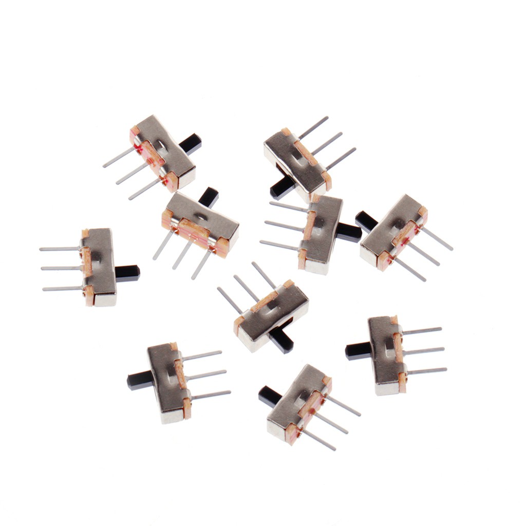 Set 10 công tắc gạt 3 chấu PCB SPDT 1P2T