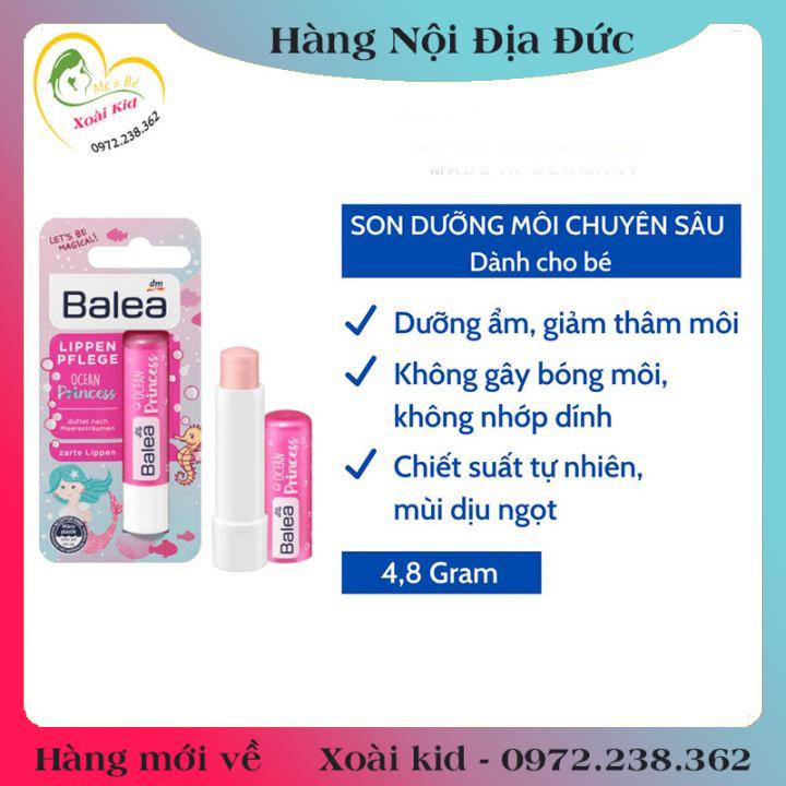 [auth] Son dưỡng môi Balea giúp môi căng bóng, mềm mịn                                         nội địa Đức,Đủ Bill [Hot]
