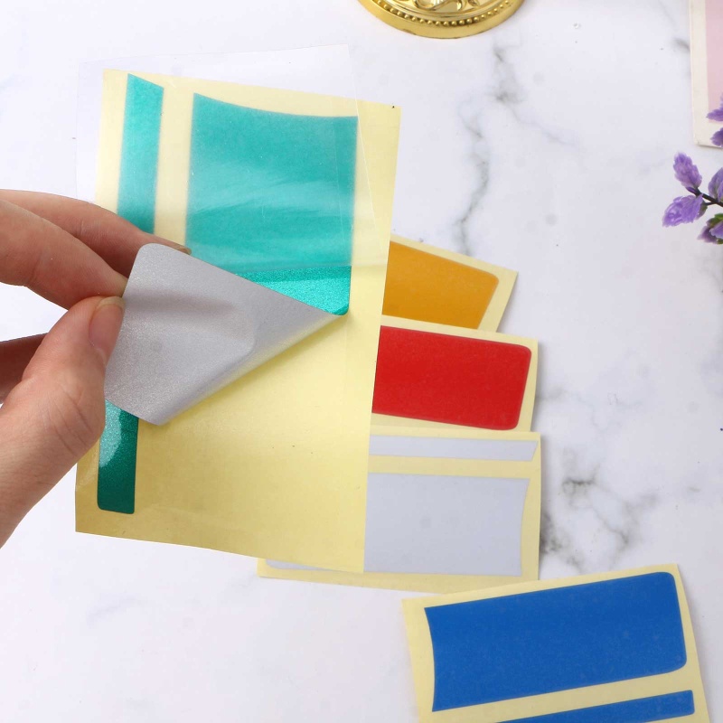 Bộ 6 Miếng Dán Trang Trí Bánh Xe Hơi / Mô Tô In Chữ Hash Mark Cá Tính