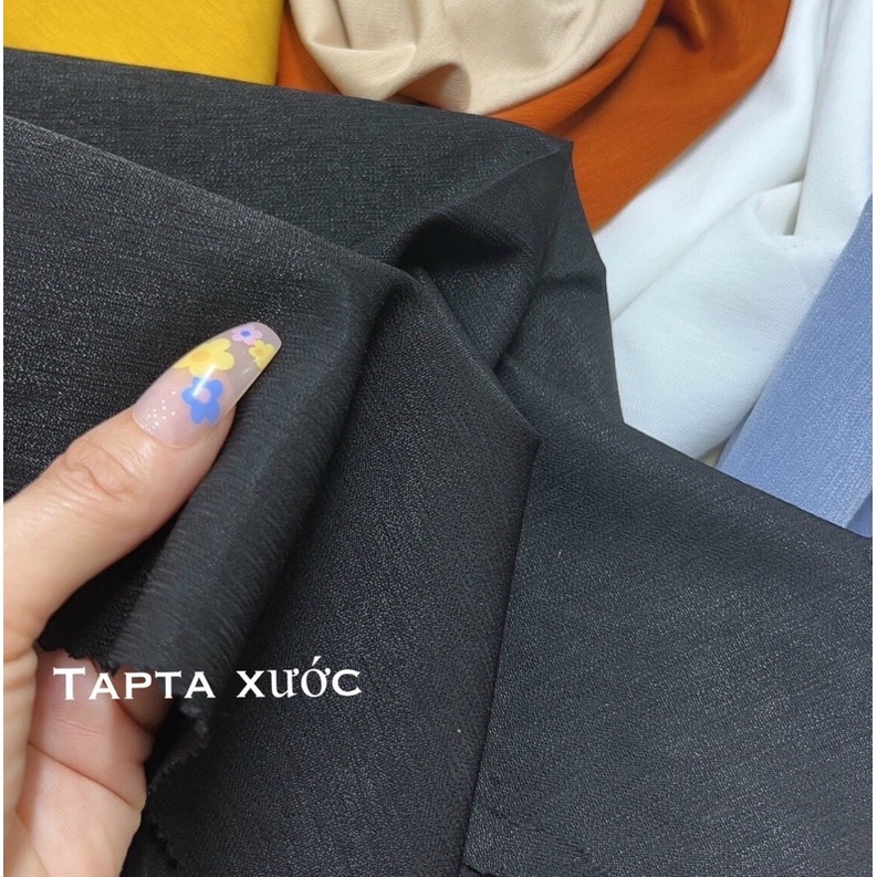 Vải tafta xước, taffeta xước đứng form, đầm xoè, đầm cưới