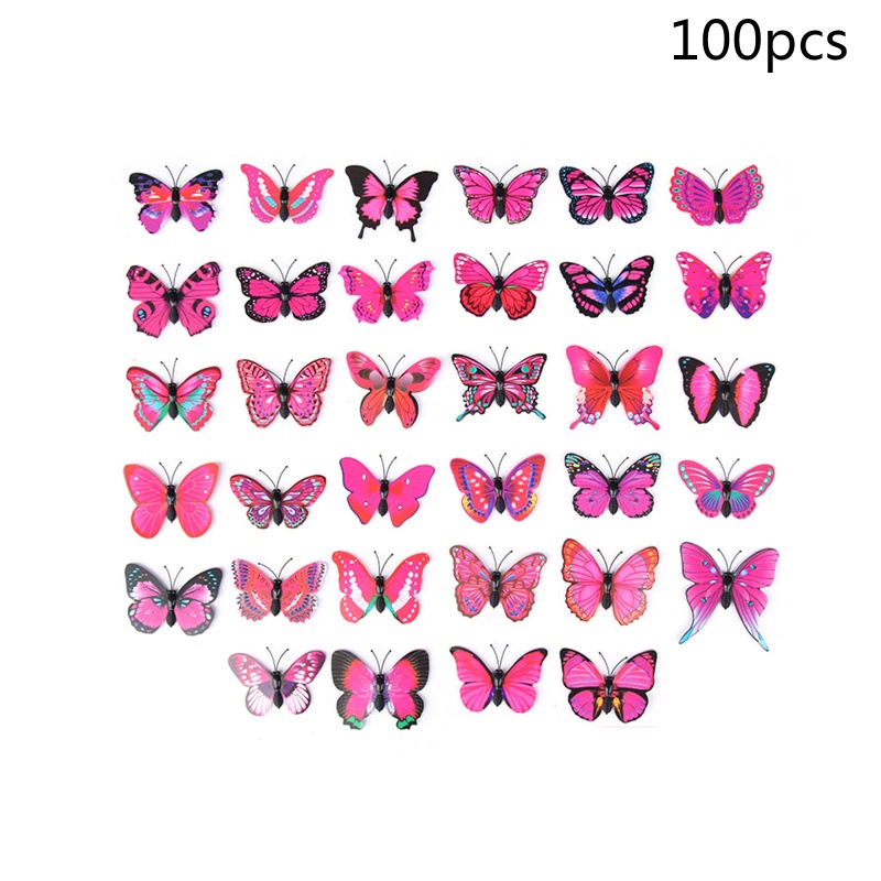 Kẹp Tóc Hình Bướm Màu Cầu Vồng Xinh Xắn Cho Nữ