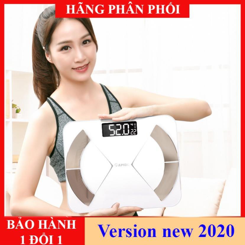 Flash sale - Cân phân tích cơ thể, Cân sức khỏe phân tích chỉ số - loại vuông, có bluetooth