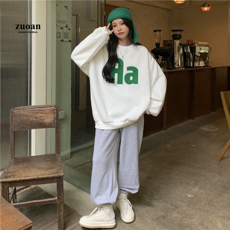 Áo SUXI dành cho nữ tay dài dáng rộng thời trang phong cách Hàn Quốc