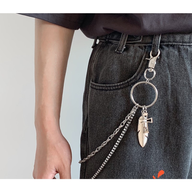 Dây chain xích móc quần rời phụ kiện thời trang phong cách Hàn Quốc PK001 - Thắt Lưng Giá Tốt