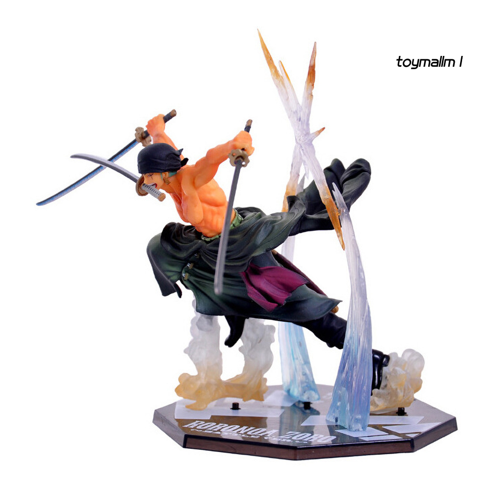 toymall One Piece Anime Purgatory Devil Zoro Model Toys  Holiday Gift Room Decoration