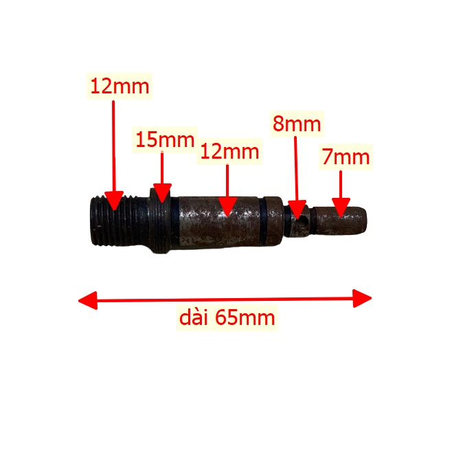 Trục - cốt khoan Chunghop 106  - Đối chiếu trước khi đặt hàng