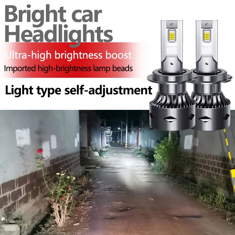 Set 2 Bóng Đèn Pha LED H4 H8 H9 H11 9005 Hb3 9006 Hb4 880 881 Chuyên Dụng Cho Xe Hơi