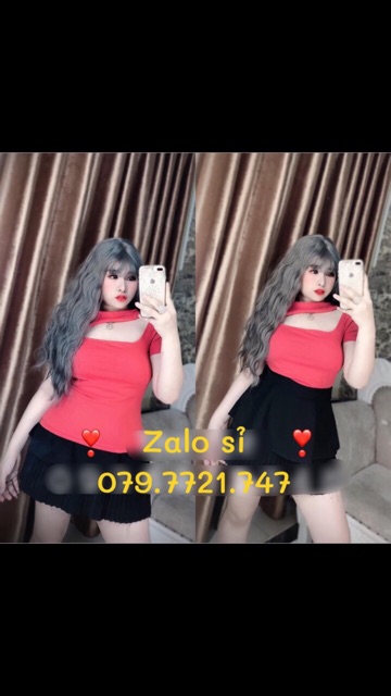 [Shop bigsize nữ ] Áo kiểu bigsize: Áo khoét ngực màu Đen/ Nâu (có mút ngực) size từ 60-85kg (3 size: L/XL/XXL)