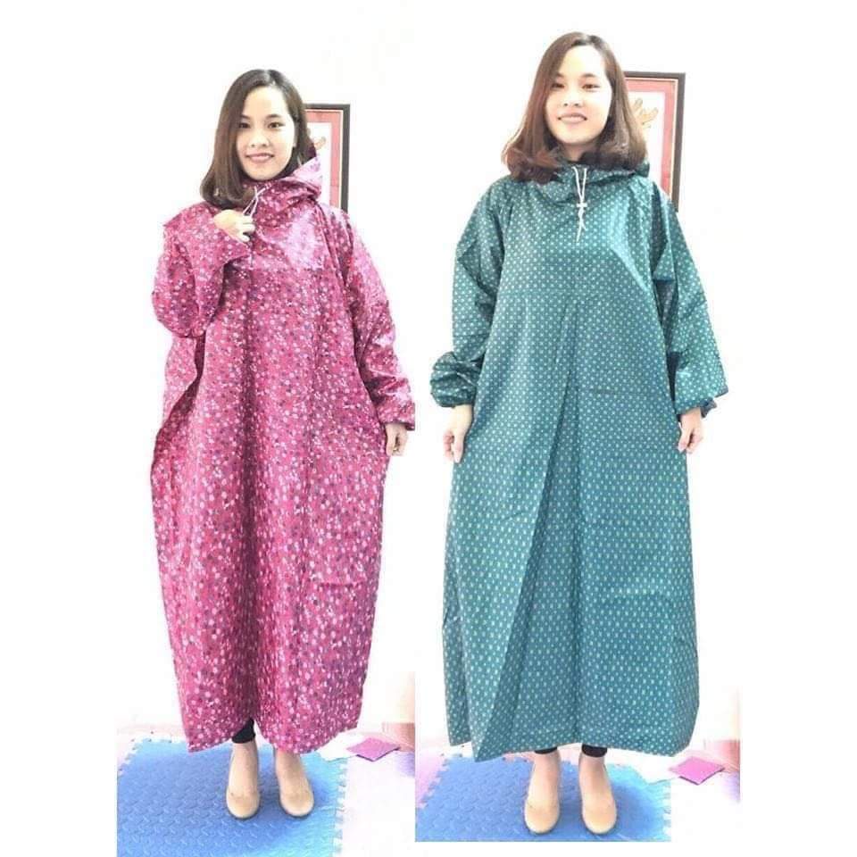 Áo mưa bít quây họa tiết người lớn, nam nữ bis