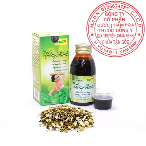 RONG KINH, KINH NGUYỆT KHÔNG ĐỀU- PQA THỐNG KINH 125ml.