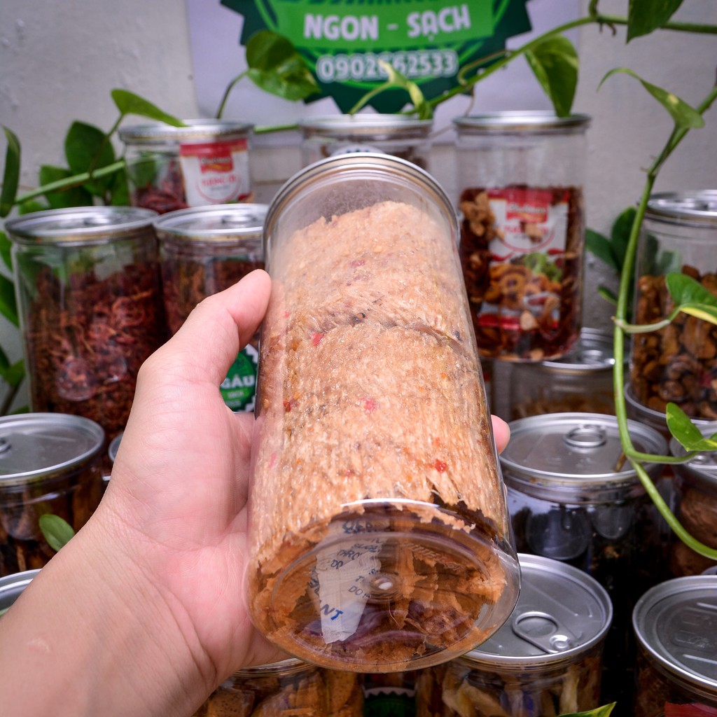 Khô mực cán nguyên con tẩm vị loại ngon, hủ pet 200g - Đồ ăn vặt Nhà Gấu | BigBuy360 - bigbuy360.vn