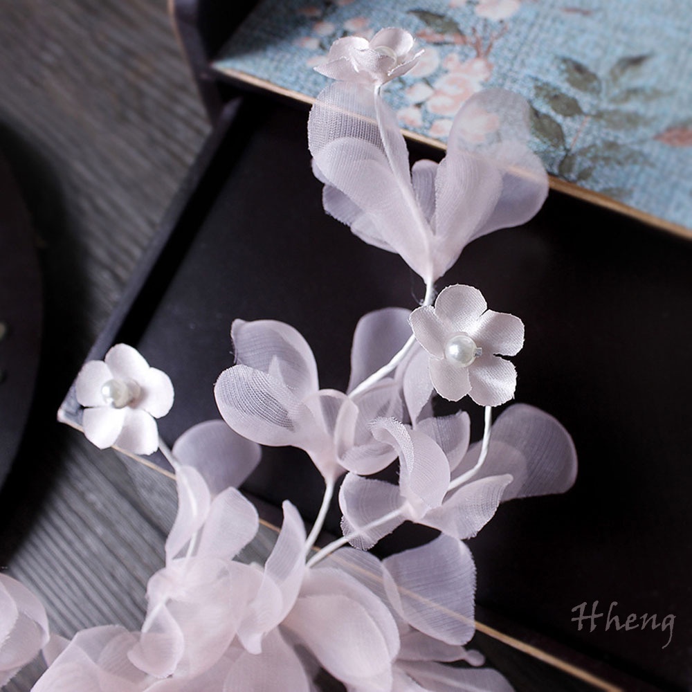 YADORNOS Kẹp Tóc Hoa Đào Giả  Cho Bé Gái