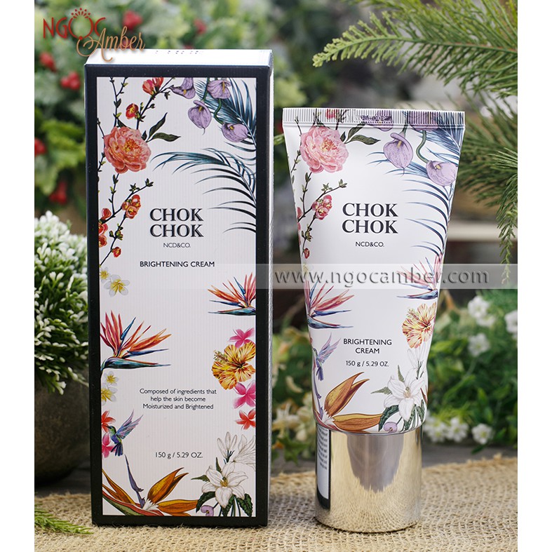 Kem Ủ Trắng Chok Chok Brightening Cream 150g + Ecosy Nature White Milky Pack 150ml | BigBuy360 - bigbuy360.vn