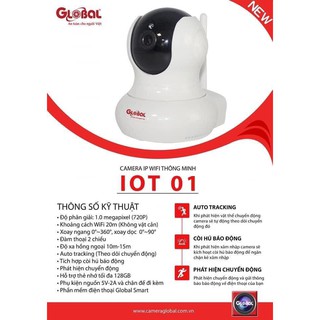 Camera Global IP Wifi W1 1.0M 720P HD