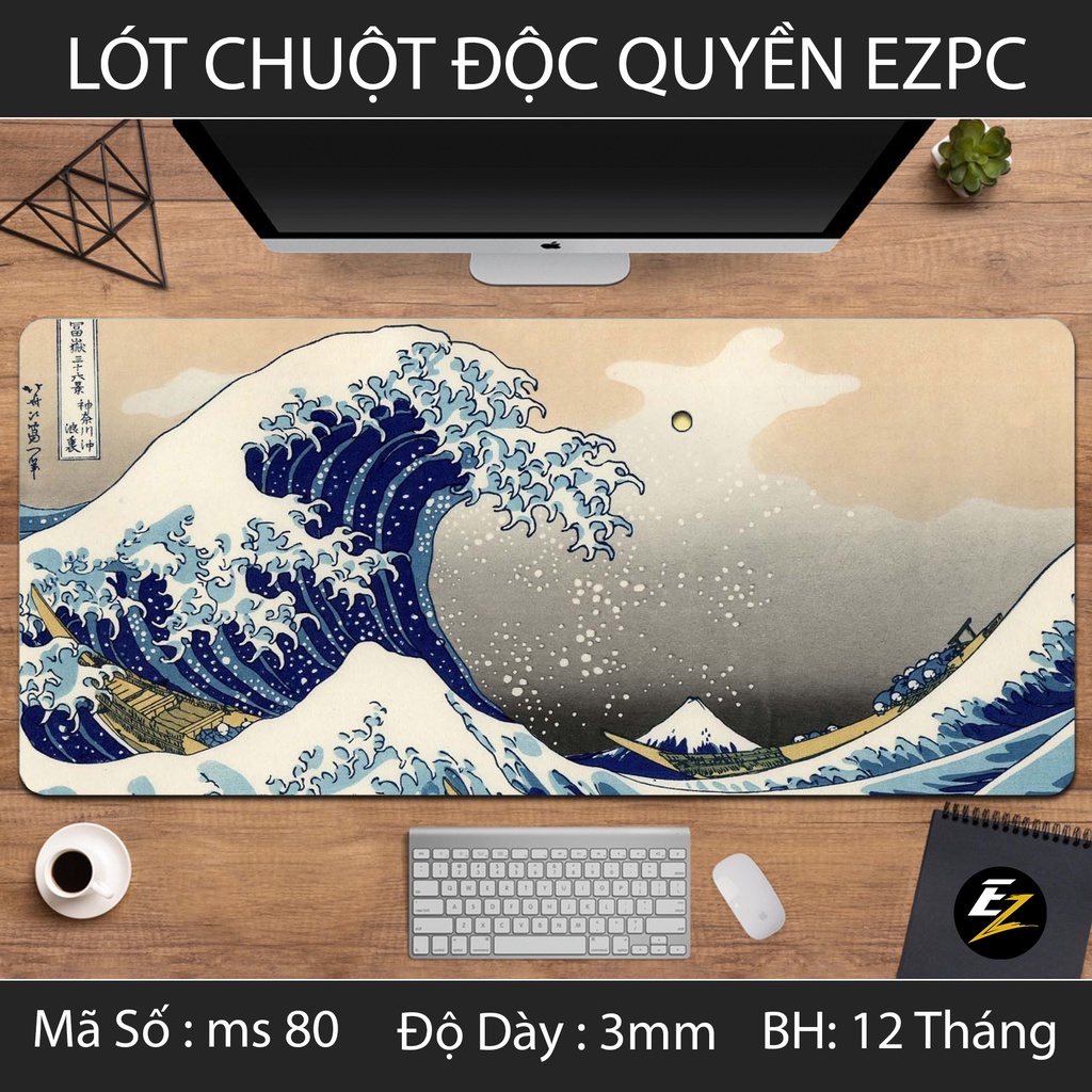 Miếng Lót Chuột, Pad Chuột Cỡ Lớn, Bàn Di Chuột Chủ Đề Nhật Bản Của EZPC Ver 1.0