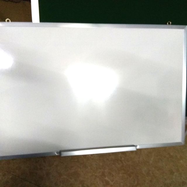 Bảng mica trắng viết bút lông 50 x 70cm - Tặng Bút lông & Lau bảng