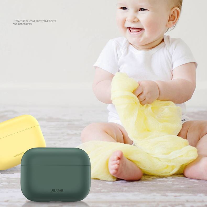 Bao case chống sốc silicon Usams BH569 cho tai nghe Apple Airpods Pro