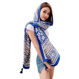Khăn choàng họa tiết thổ cẩm