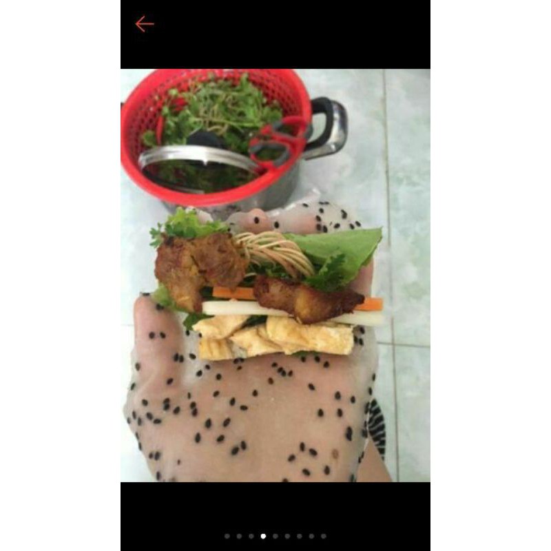 Bánh tráng mè đen Phan Rang(đặc sản Ninh Thuận) 2kg sale tết