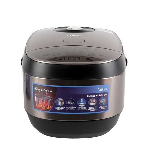 Nồi Cơm Điện Tử Midea nấu gạo lứt 1.8L MB-FS5022, lỗi 1 đổi 1, Bảo hành toàn quốc 12 tháng