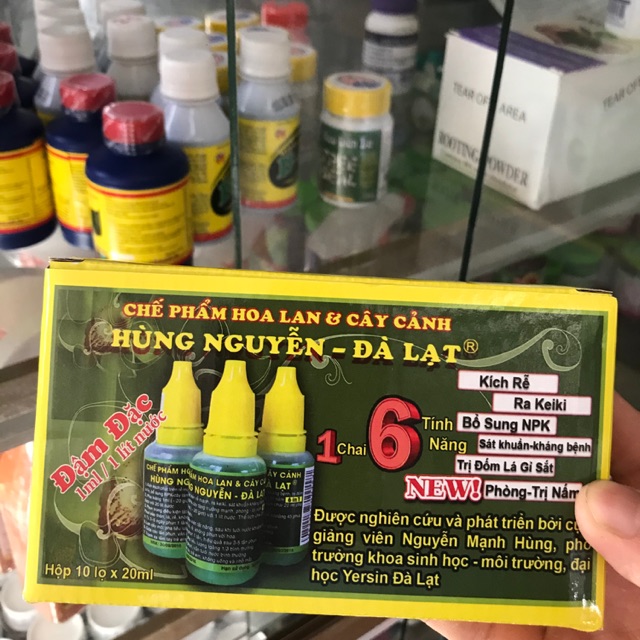 Combo 10 chai chế Hùng Nguyễn chuyên hoa Lan &amp; cây cảnh (20ml /1 lọ)