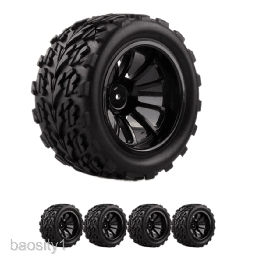 Set 4 Bánh Xe 118mm Chuyên Dụng Cho Xe Điều Khiển Hsp Hpi Redcat Traxxas Tỉ Lệ 1:10
