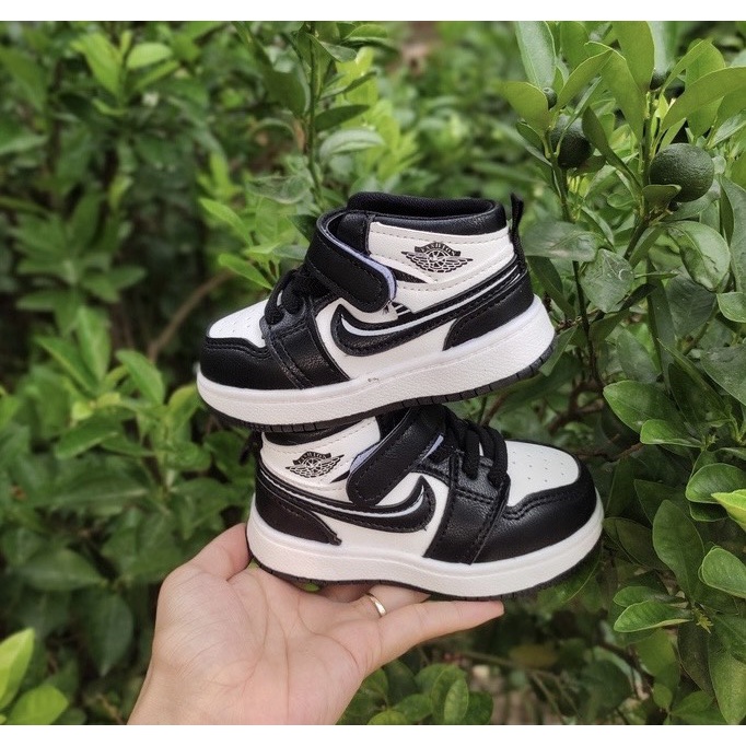 Giày thể thao cao cổ cho bé trai, bé gái - Giày bốt cho bé da PU mềm nhẹ đế chống trượt, có quai dán (sz21-sz36)QCCCf666