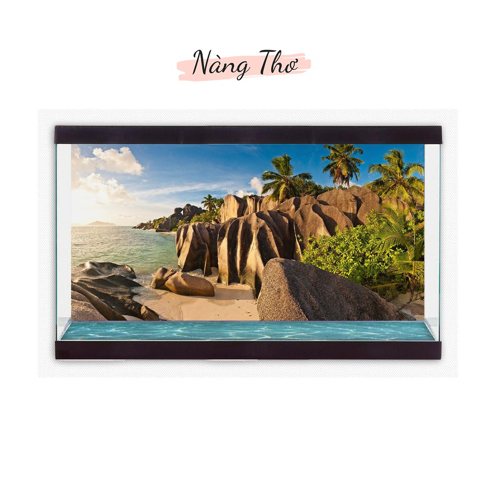 TRANH DECAL HỒ CÁ PHONG CẢNH_THIẾT KẾ NÀNG THƠ