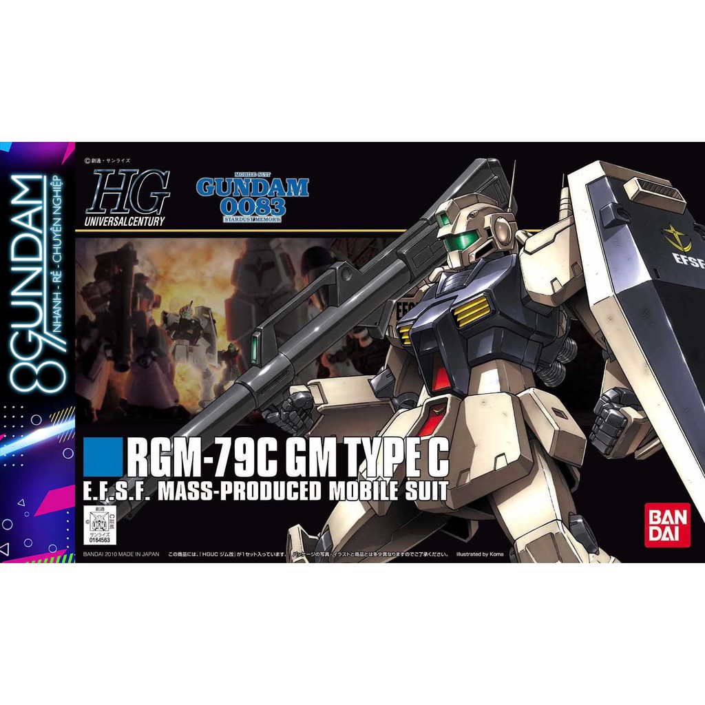 Mô Hình Lắp Ráp HG UC GM Type C