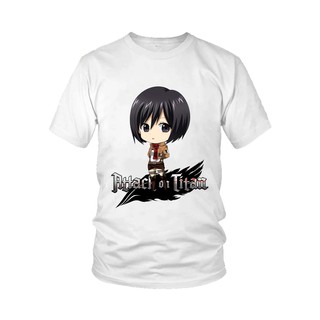 Áo thun in hình Attack On Titan Misaka Chibi Anime Mẫu 1 (Đủ Màu)