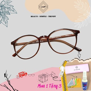 Gọng Kính Cận Hàn Quốc Tròn 7710 Liup Eyewear Cắt Mắt Kính Cận Loạn Viễn Nhanh Giá Rẻ Đẹp Và Chính Xác