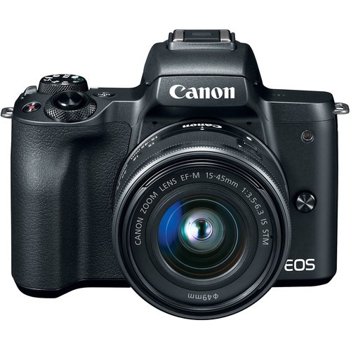 [Mã 159ELSALE hoàn 7% xu đơn 300K] Máy ảnh Canon EOS M50 + Lens 15-45mm