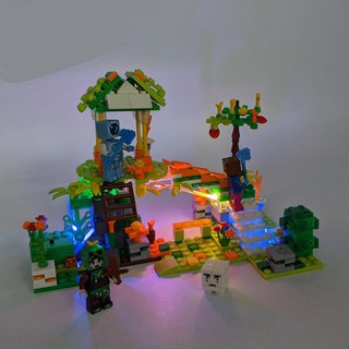 MINECRAFT_ Lego minecraft Binh Lính Bảo Vệ Vọng Gác - Có Đèn ( 405 miếng )