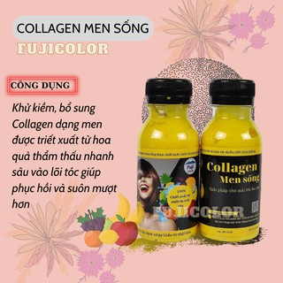 Kem ủ tóc Collagen men sống cho tóc hư tổn Fuji.Haircolor