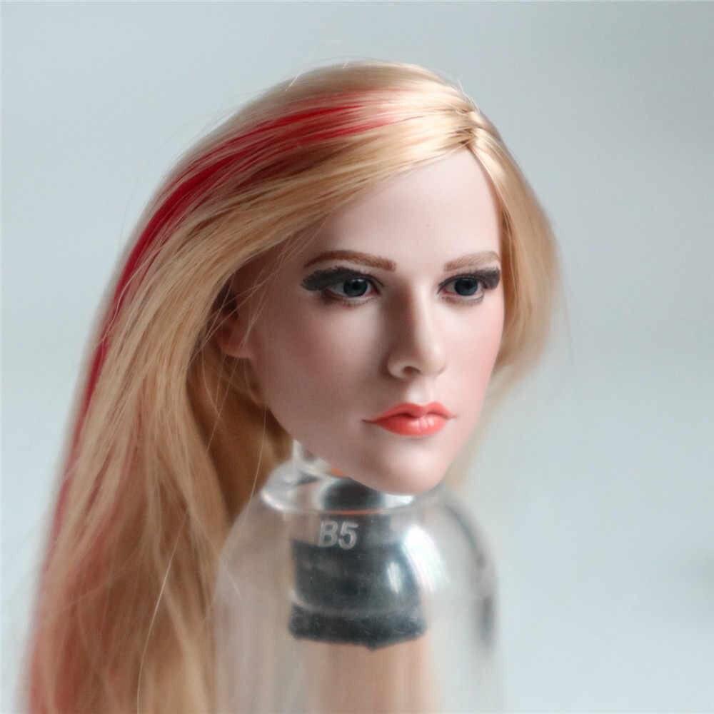 Mô hình đầu head Arvil Lavigne JXTOYS-028  1/6, 12 inch - Custom Figure