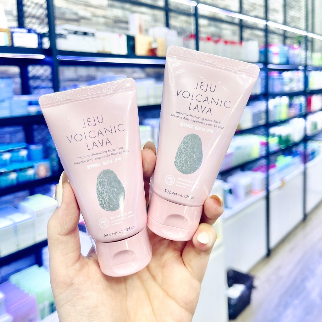 Gel Lột Mụn Đầu Đen Cao Cấp Tro Núi Lửa JeJu Volcanic Lava Impurity Removing Nose Pack - 50G