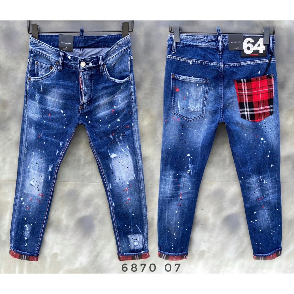 Quần Bò nam Côn DSQ khóa Lệch mẫu 2020 | BigBuy360 - bigbuy360.vn