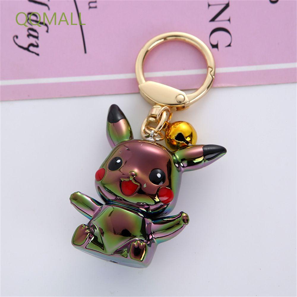 Móc khóa Pikachu bằng kim loại tùy chọn màu dễ thương