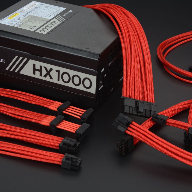 Cáp PSU mô-đun hoàn toàn Corsair tùy chỉnh cho Corsair HX RM AX