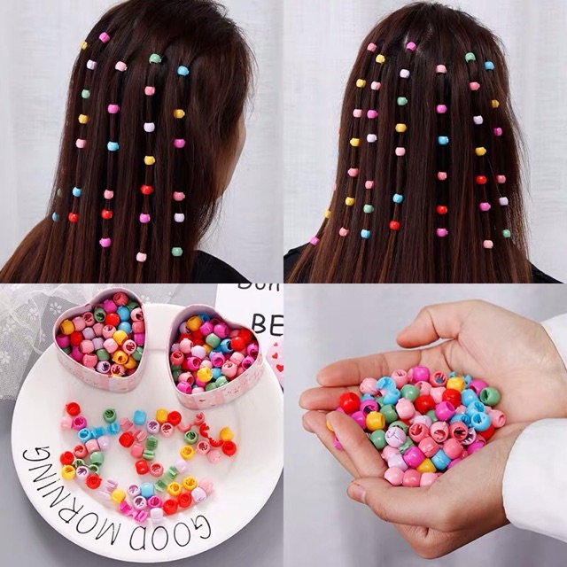Tóc giả cao cấp [Video] Set 5 hạt đính tóc mini giống Hyuna vừa đáng yêu vừa sành điệu Tóc giả đẹp