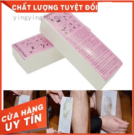 Giấy wax lông chuyên dụng - 100 tờ