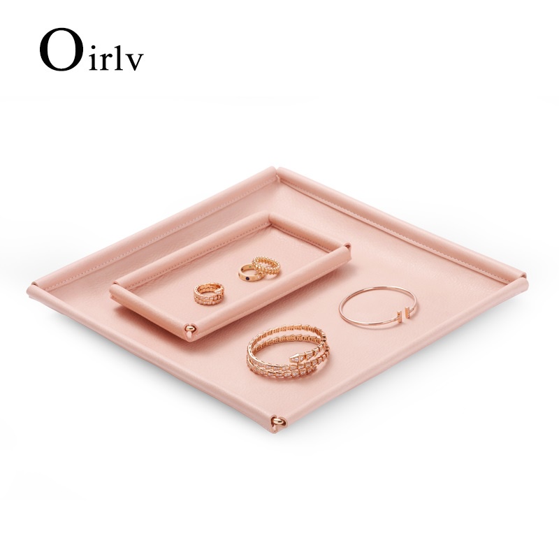 Khay Trưng Bày Trang Sức / Đồng Hồ / Nhẫn / Trang Sức Bằng Da P116