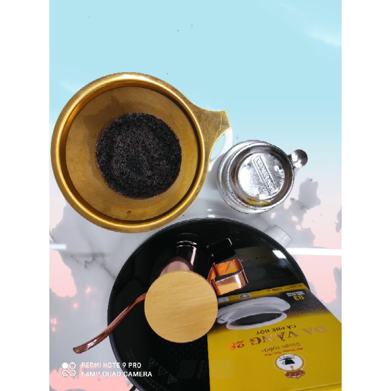 Cà phê bột số 3( 2 hộp 500g ) rang thủ công bằng củi DA VÀNG 28