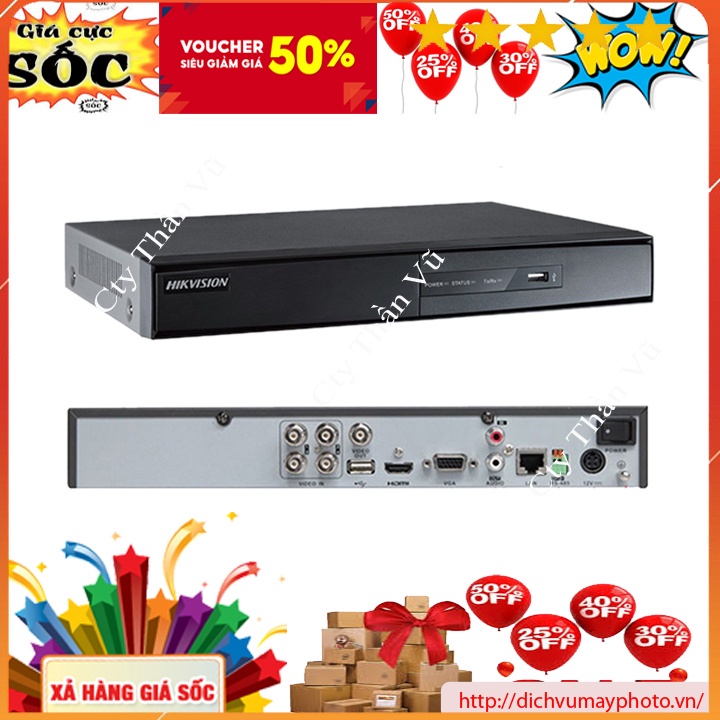 Đầu ghi hình Hik 1.0 vỏ sắt bảo - độ bền siêu tốt kholinhkienmayin