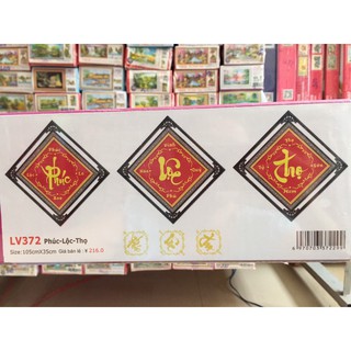 TRANH ĐÁ PHÚC LỘC THỌ LV379